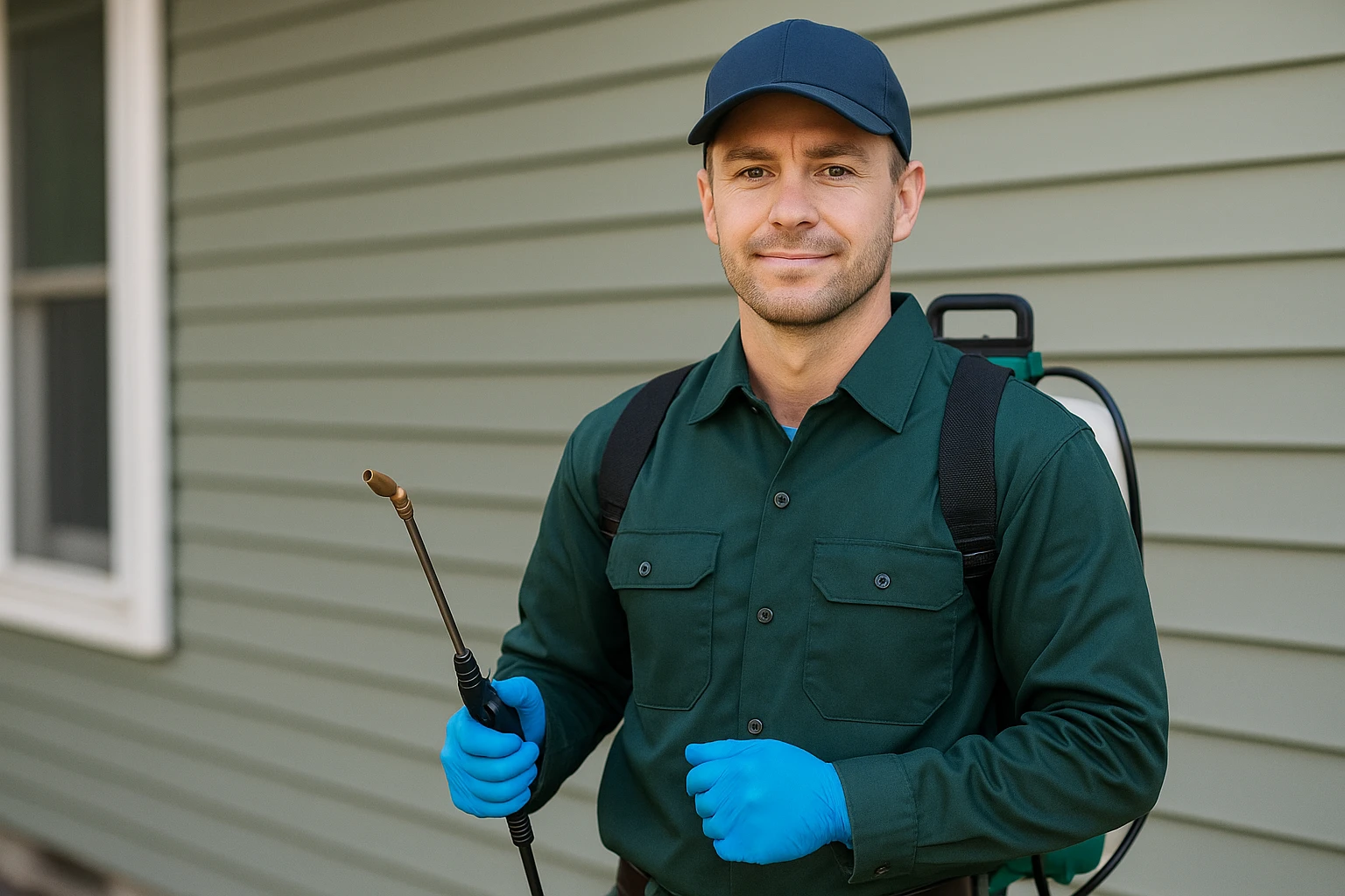 NE Region Pest Control technician providing Rhode Island pest control service